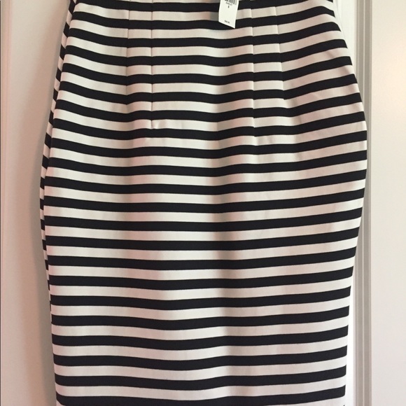 NWT! Express striped skirt with wrap front - Picture 3 of 6